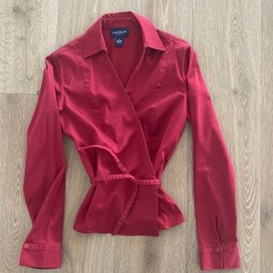 Ann Taylor Wrap Blouse